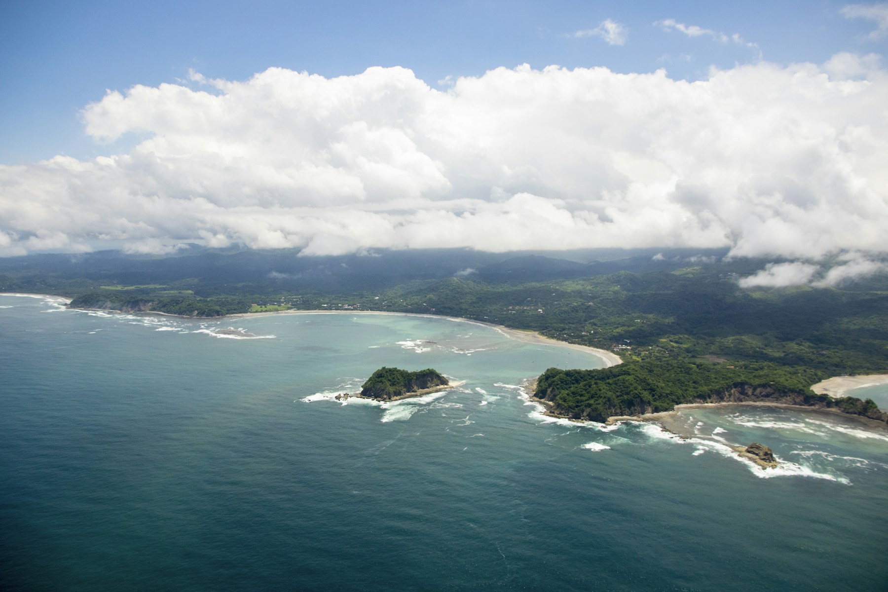 Pacific island off the Costa Rica coast
